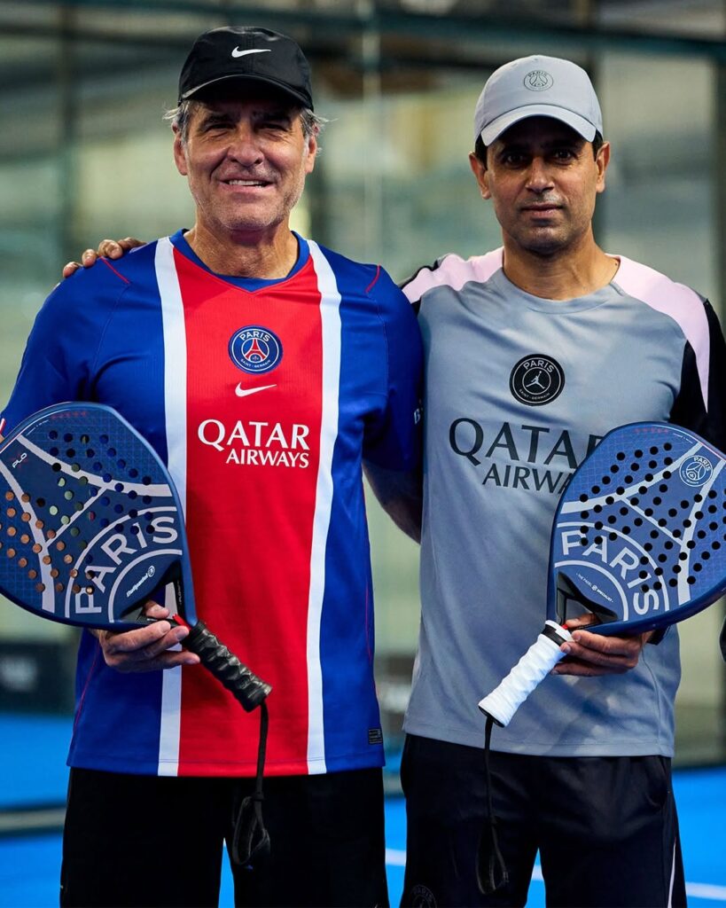 Al Khelaifi y Elliot Hill @PremierPadel